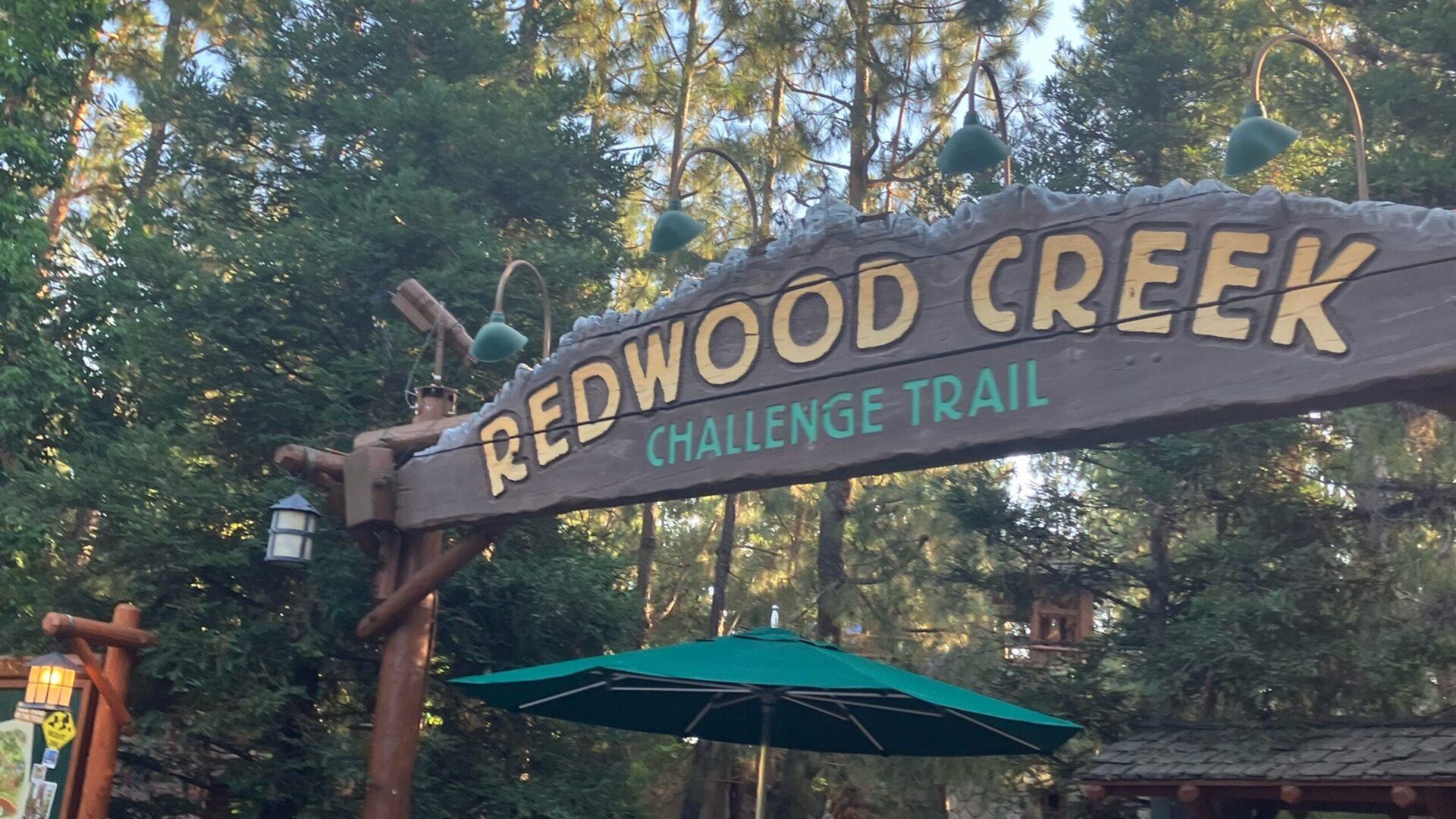 Young children at Disneyland Resort will enjoy free play at Redwood Creek Challenge Trail found in Disney California Adventure Park and pictured here.