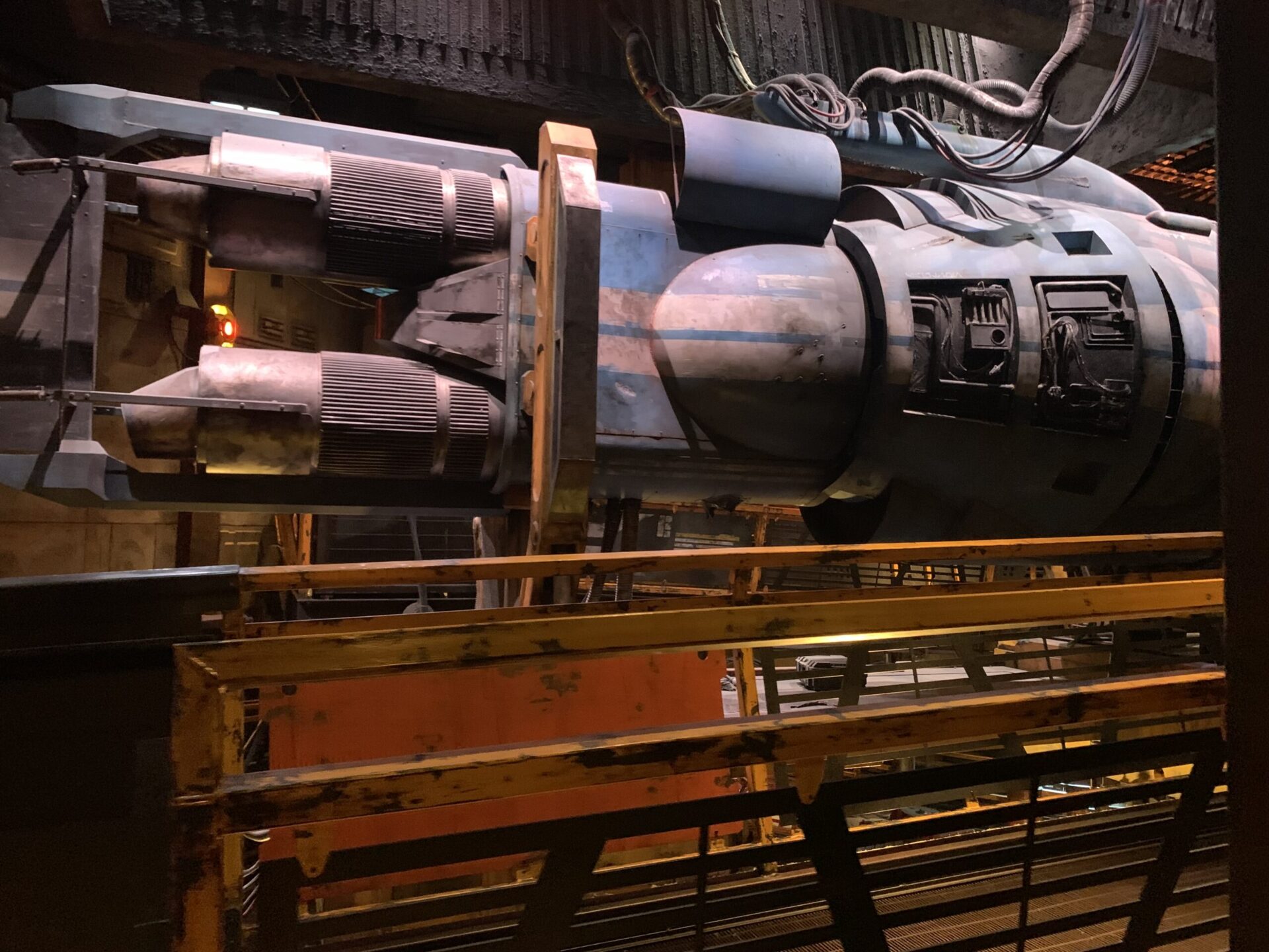 Photo of ship in Star Wars: Galaxy’s Edge in Disneyland Park. To enter the parks of Disneyland, it helps to understand Disneyland ticker tiers.