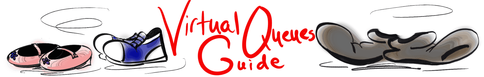 Banner that says “Virtual Queue Guide”