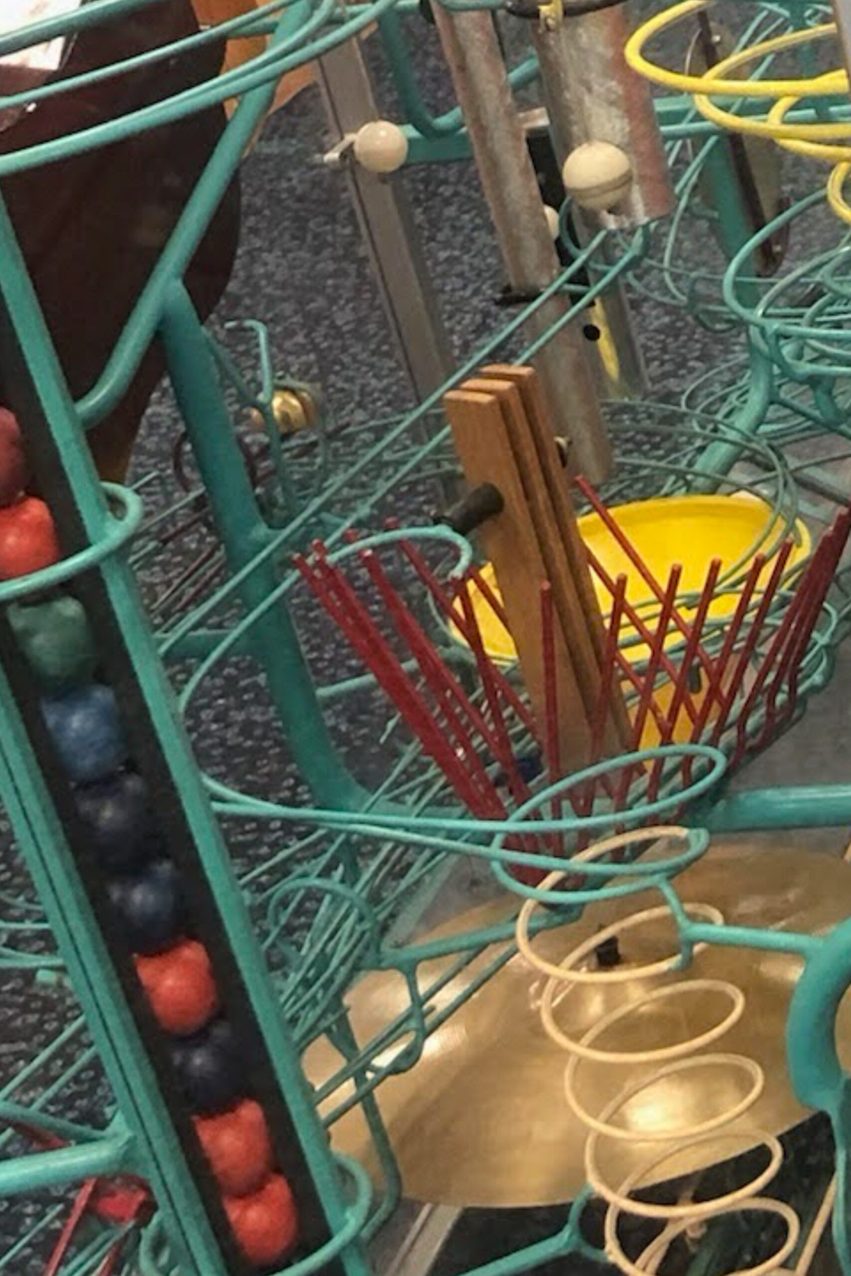 Marble run exhibit at DuPage Children’s Museum, part of the CLIMB Network deal near Chicago.