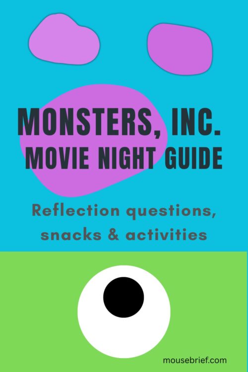 Monsters, Inc. Movie Night Discussion, Snack & Activity Guide